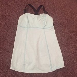 Blue Lululemon tank top